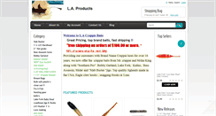 Desktop Screenshot of lacrappiebaits.com